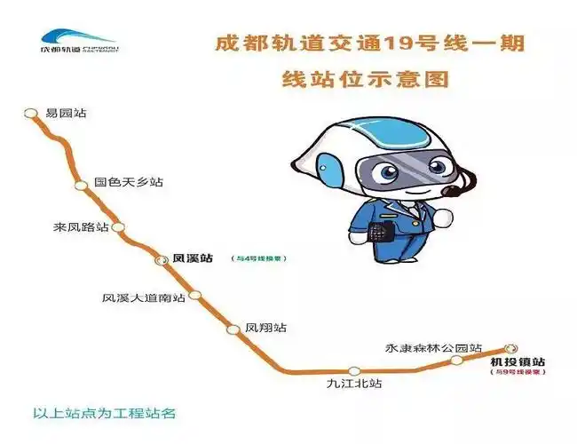 成都地铁1号线三期下月通车,春游就走这条线了!