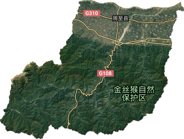 周至县行政区域简介