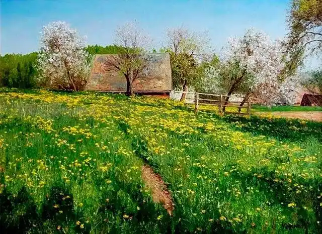 春天的景色画春天的景色