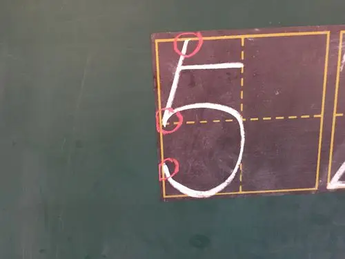 5像鱼钩来钓鱼 我会写数字5