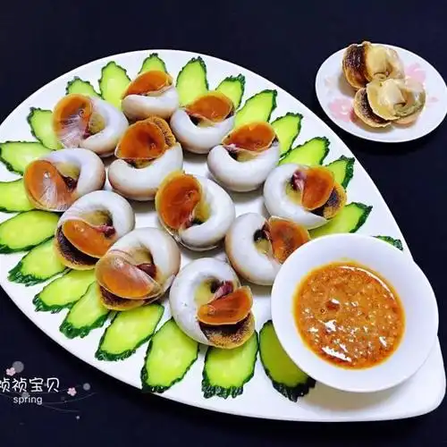 白灼肚脐螺,入口鲜美嫩爽不失劲道