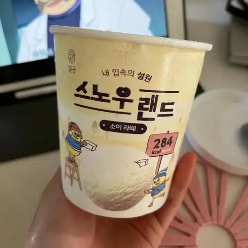 韩国美食生酮可吃无糖工厂的豆腐冰淇淋