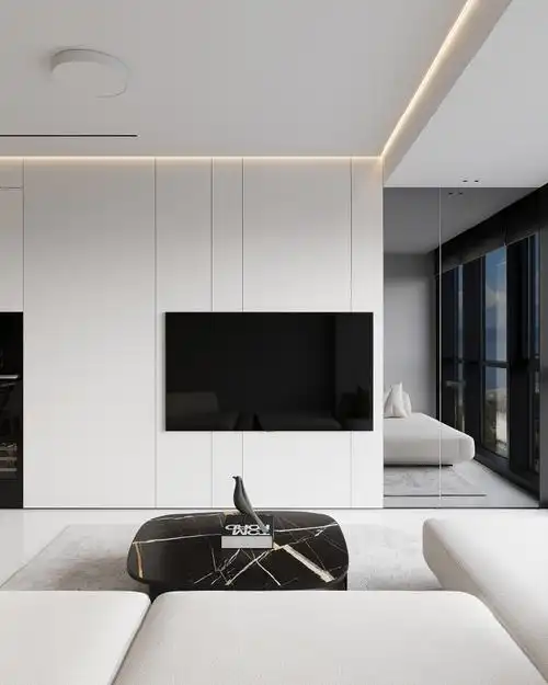 白色纯净空间 干净清爽!#家居装修##室内设计