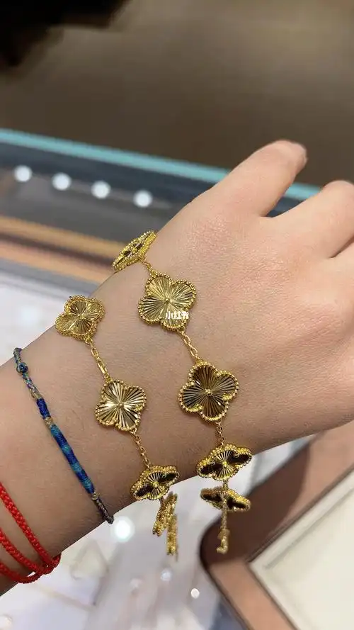 谢瑞麟爆款豪华版厚版五花足金手链