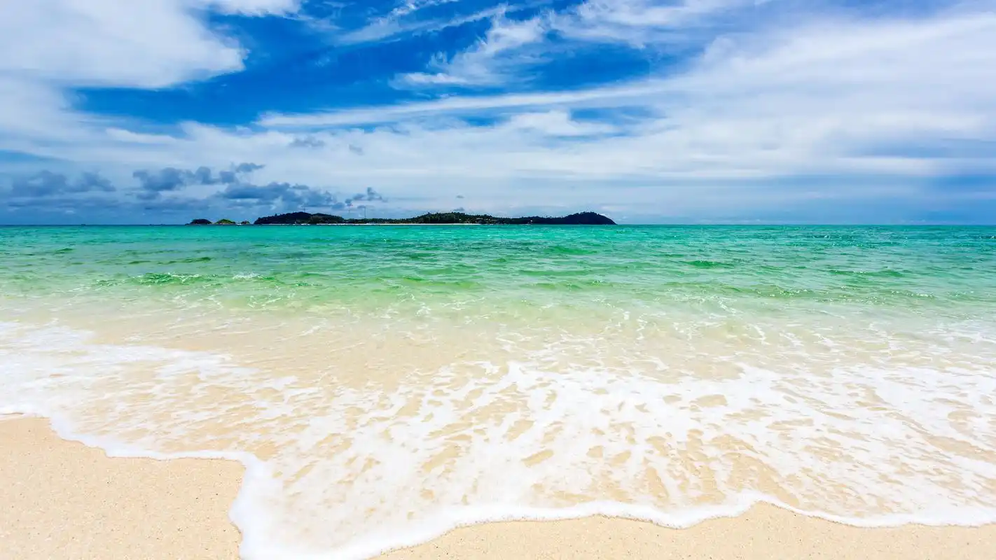 首页 桌面壁纸 大海唯美沙滩高清宽屏电脑壁纸图片上一张下一张查看