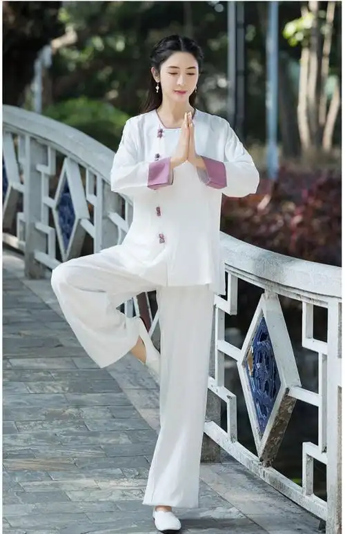 高端中国风女装禅服茶服夏季佛系衣服打坐女居士服中式禅意棉麻禅修服