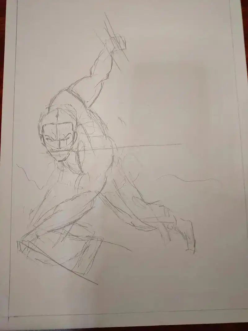 真男人——索隆#索隆三刀流 #索隆 #绘画过程分享 #抖音小 - 抖音