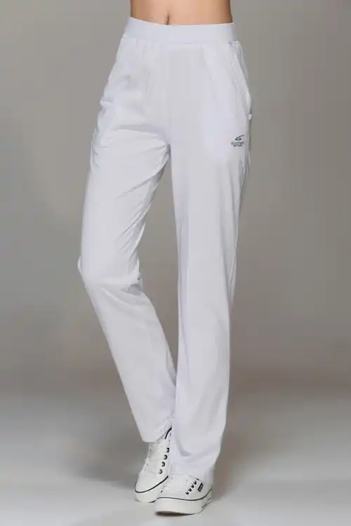 春秋季大码运动裤女长裤显瘦加厚女士直筒纯棉宽松针织卫裤休闲裤