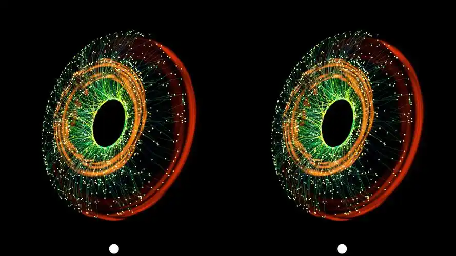 【裸眼3d】粒子眼睛