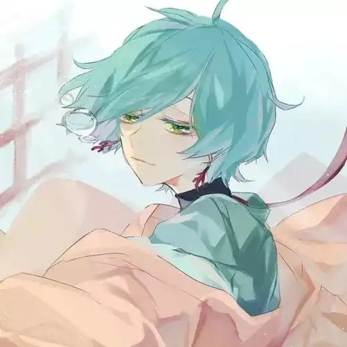 动漫男生头像#高清#绿色系