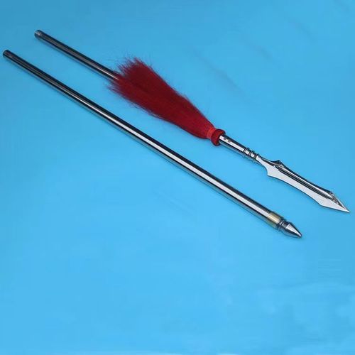 全不锈钢红缨枪霸王枪大枪折叠武术长枪长矛白蜡杆红樱枪头未开刃