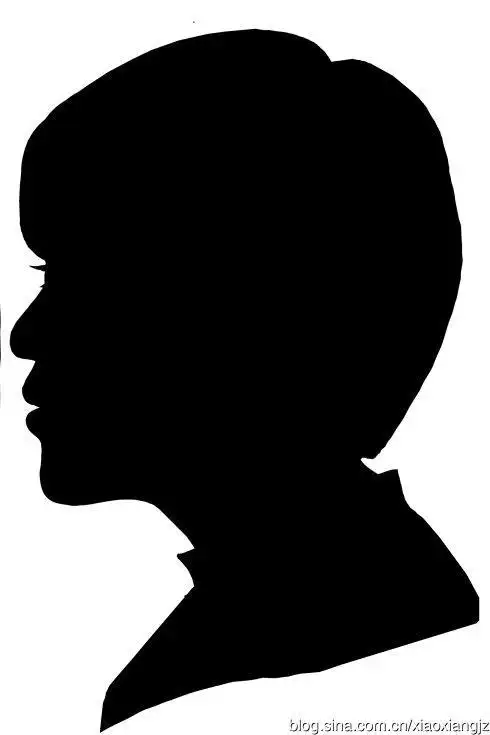 简笔画小人剪影