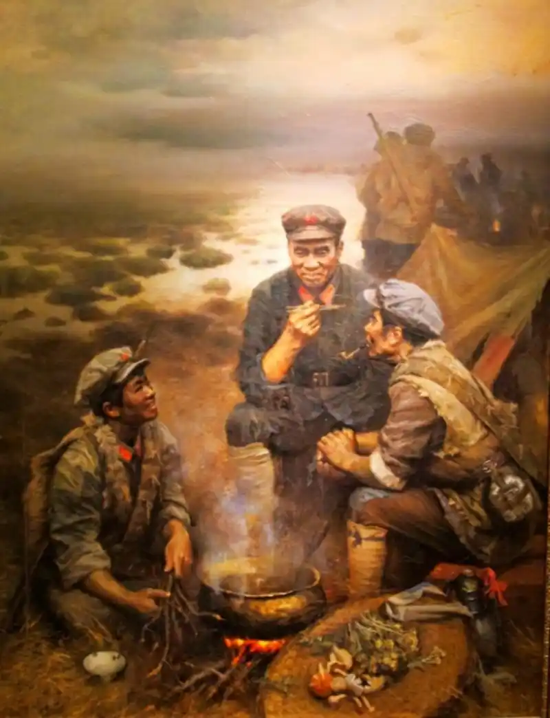 野菜有毒,但这是草地上唯一的食物了,这个战士因为误食这种野菜牺牲