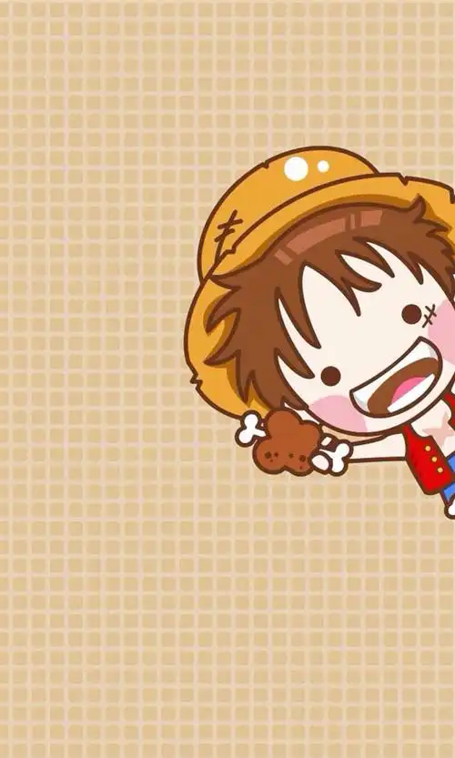 动漫人物,q版漫画,可爱卡通,动漫,768x1280,橙色,手机壁纸海贼王人物