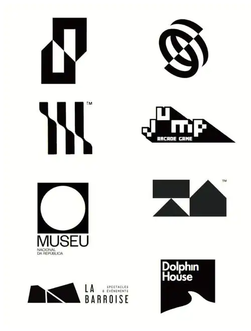 logo高级简单的几何组合图形logo