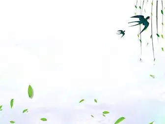 3张彩色水墨韩国唯美风格ppt背景图片