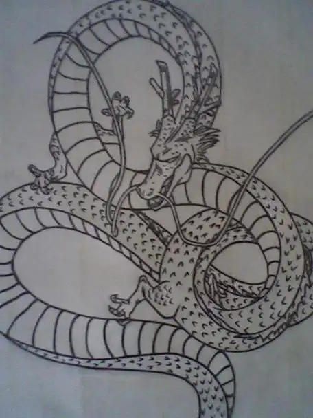 画七龙珠神龙简笔画