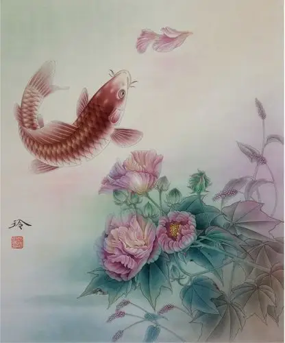 郑玲玲工笔作品欣赏