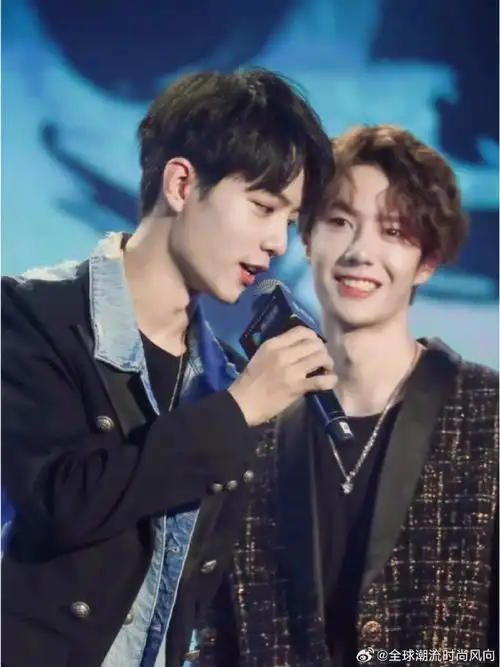 肖战##王一博##博君一肖#这是什么神仙同框图