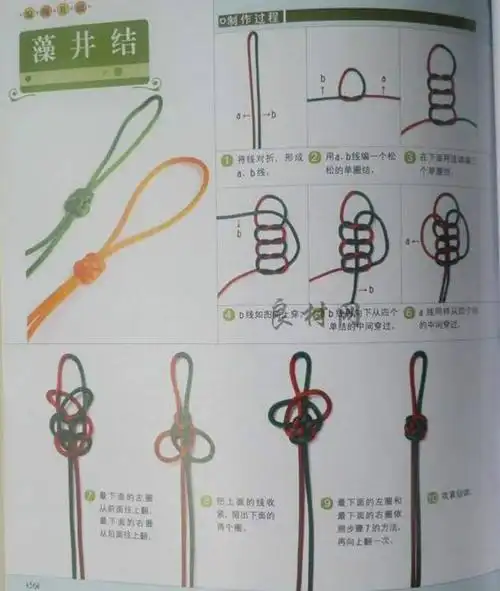 20种艺术绳结编绳方法图解