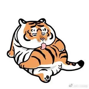 胖乎乎的表情不二马学画猫不二马画动物每日一画我不是胖虎