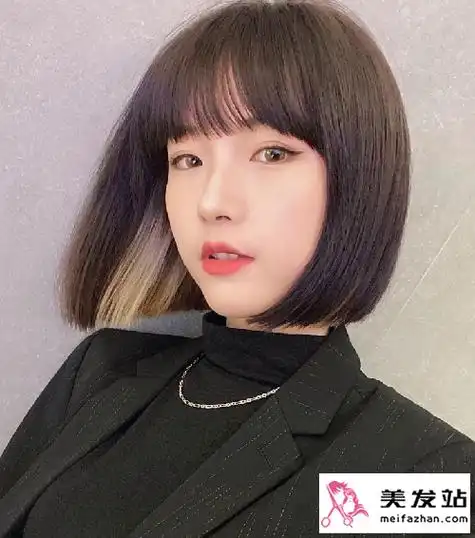 今年流行挂耳染lisa同款挂耳染短发女生超喜欢