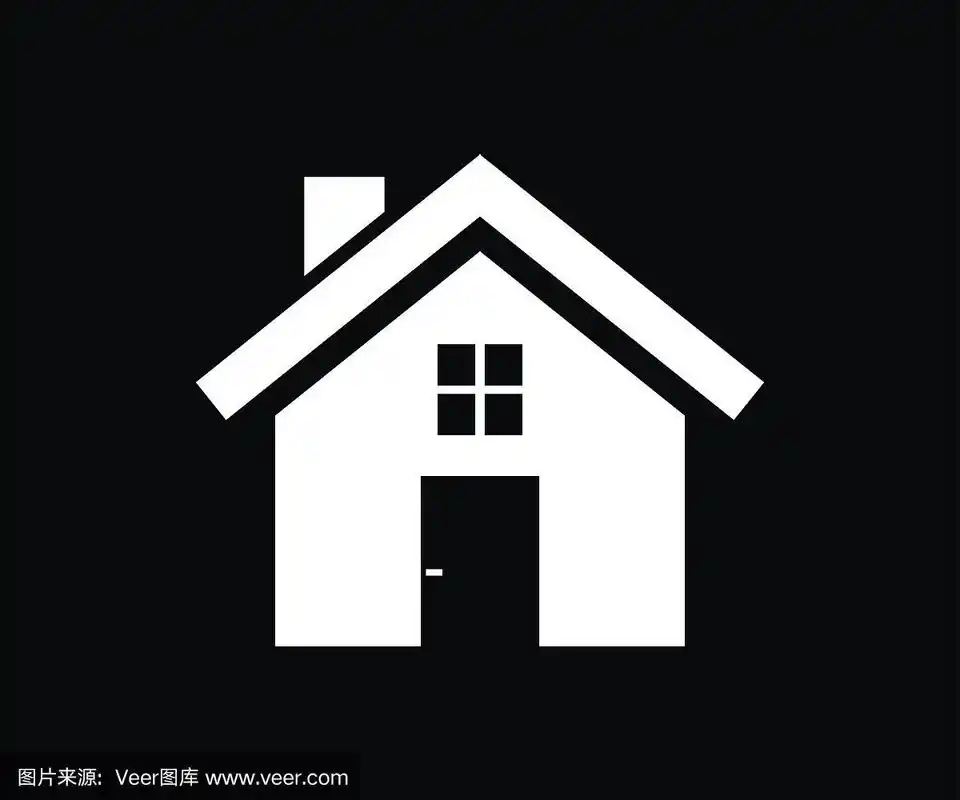 小房子图标,家图标矢量设计