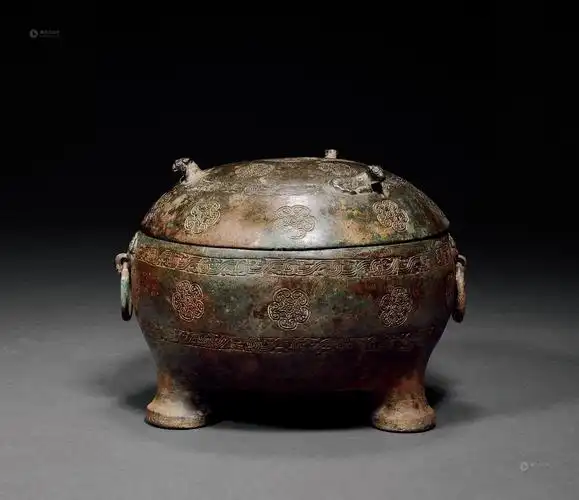 【战国 团花纹铜敦】拍卖品_图片_价格_鉴赏_青铜器_雅昌艺术品拍卖网