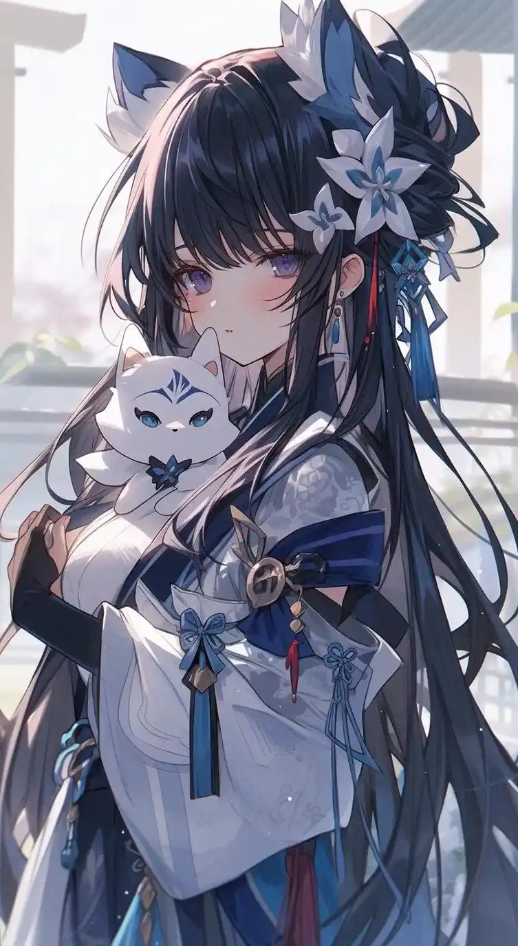 送壁纸06【九尾狐】7815.#二次元 #手机墙纸 #美出高级感 - 抖音