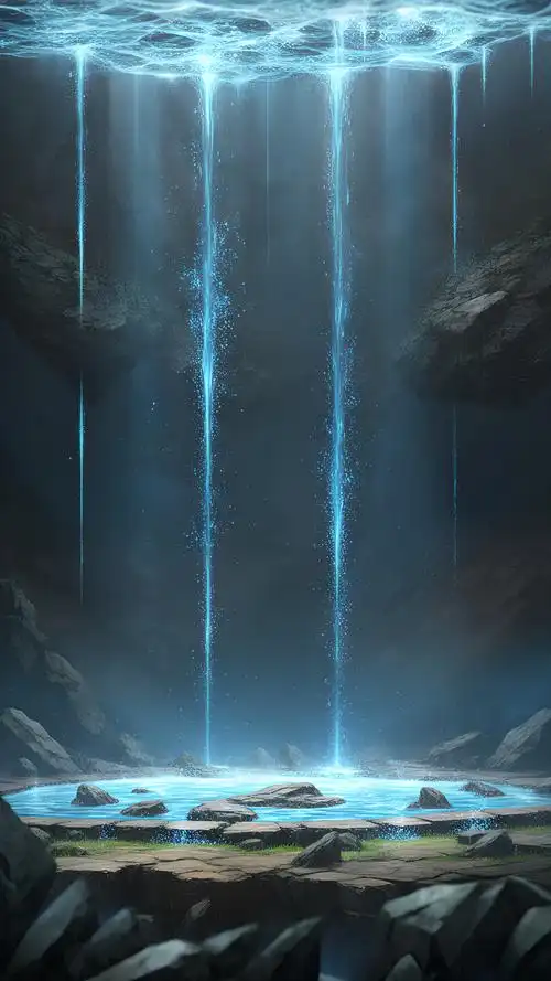 亚文化水色壁纸💧蓝光交融