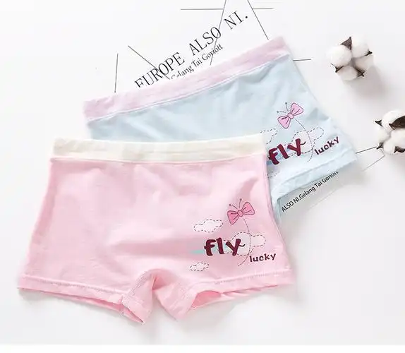 女童内裤纯棉平角四角儿童内裤5-13岁学生少女成长期女孩内裤