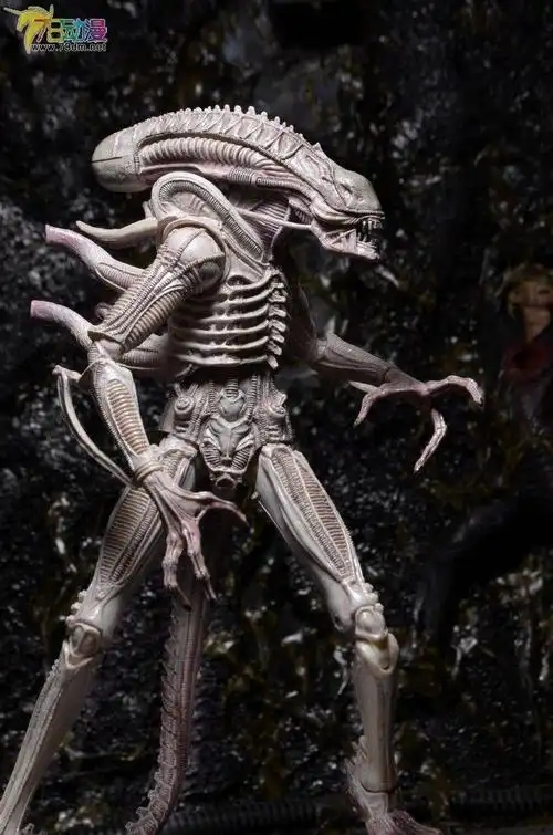 neca 7寸系列 普通版 电影 异形2 白化病异形 第9代