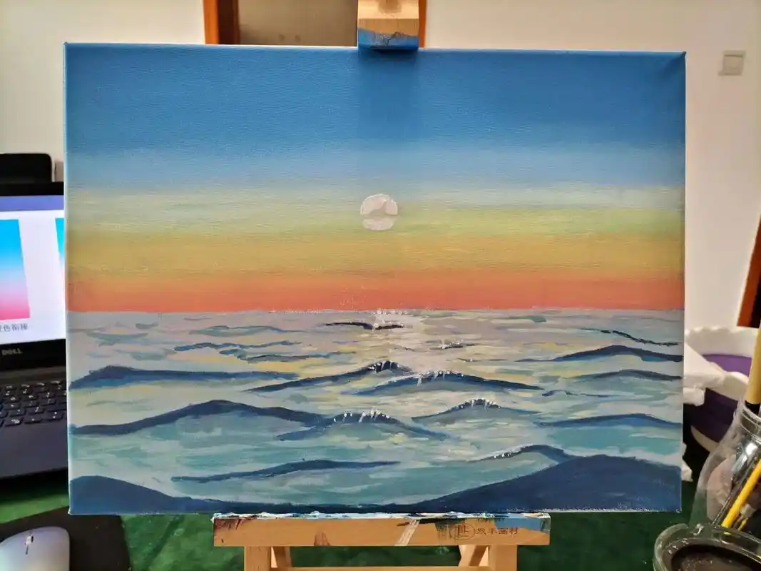 零基础小白初学油画梦想任何时候开始都不晚