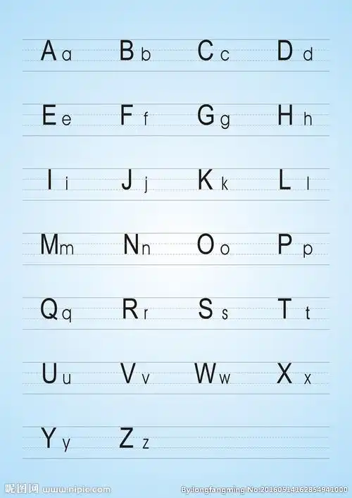 英语字母26个大小写26个英语字母发音表