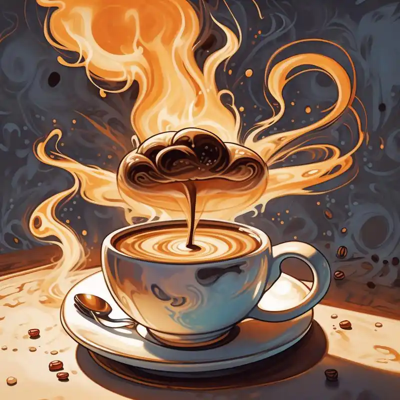 咖啡色头像75享受香浓咖啡时光 在这个快节奏的生活中,让我们放慢