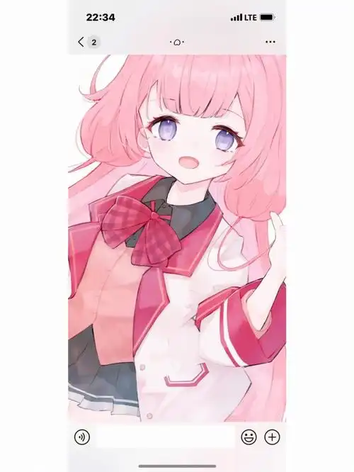 动漫卡通人物软妹pyq背景壁纸