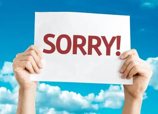 对不起有几种英文说法阿