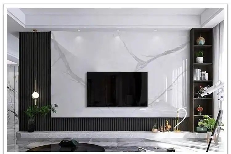 2022年新式装修分享|岩板背景墙