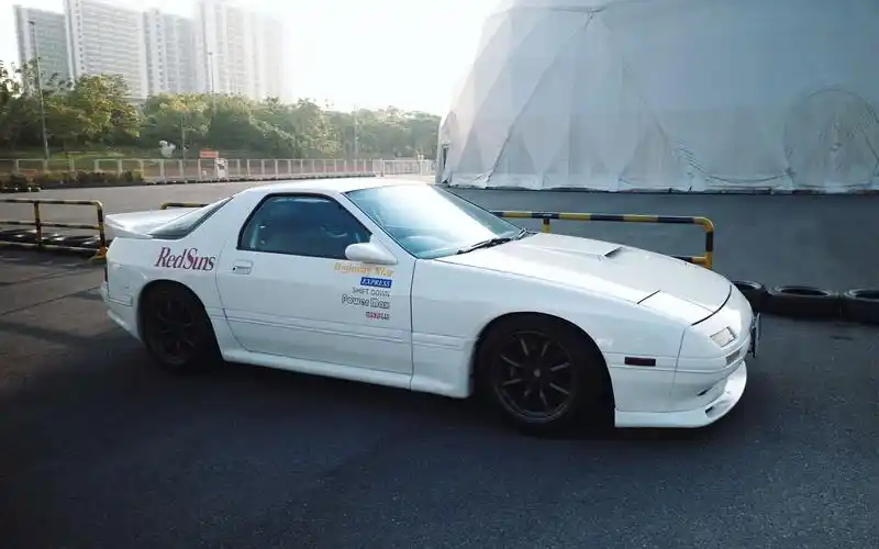 【头文字d】高桥凉介 rx7 fc 第二部分_哔哩哔哩_bilibili