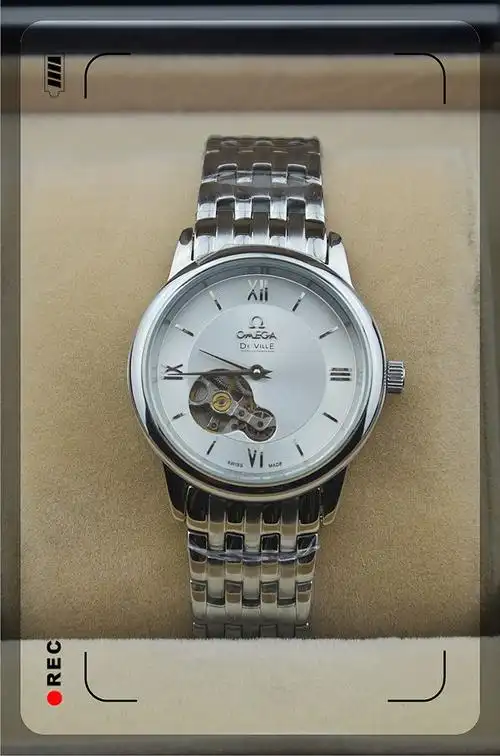 欧米茄日本进口全自动机芯 单陀飞轮镂空男士机械腕表