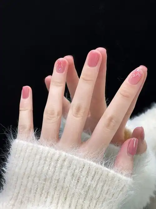 好看的跳色搭配涂上手温温柔柔少女感一整个拿捏~~-柚淘指甲油s7白桃