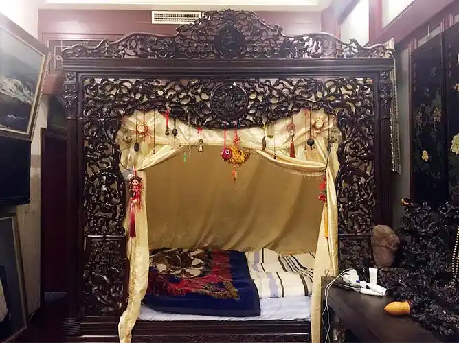 老红木架子床(清代)
