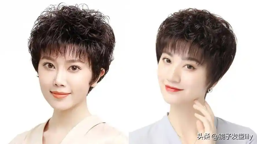 40 的女性别留长发了,这三种短发好看减龄,最后一种还很利落_发型_深