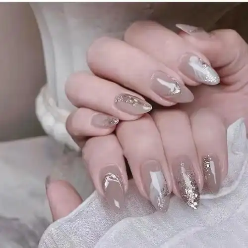 置顶ins冷淡风——高级气质灰美甲#夏日美甲