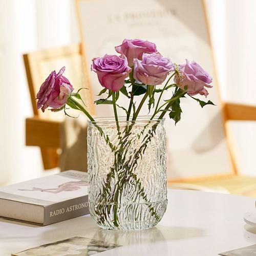 创意玻璃花瓶简约网红水培鲜花植物富贵竹插花瓶餐桌装饰摆件欧式
