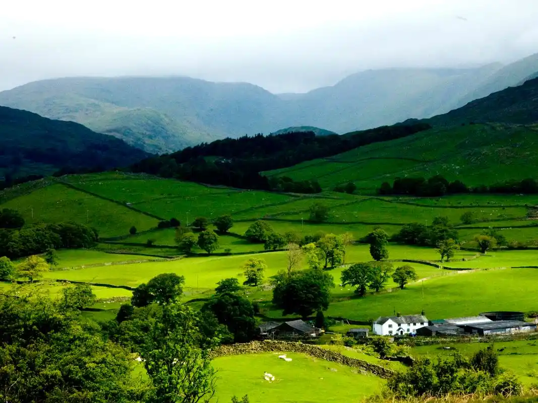 秀美的山水田园风光,风景图片-回车桌面