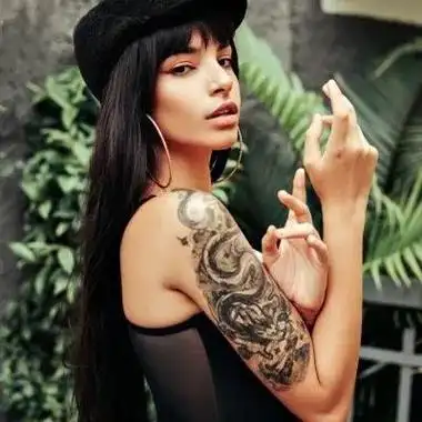 欧美范纹身女头像女生头像 欧美头像图片大全 -【爱个性】