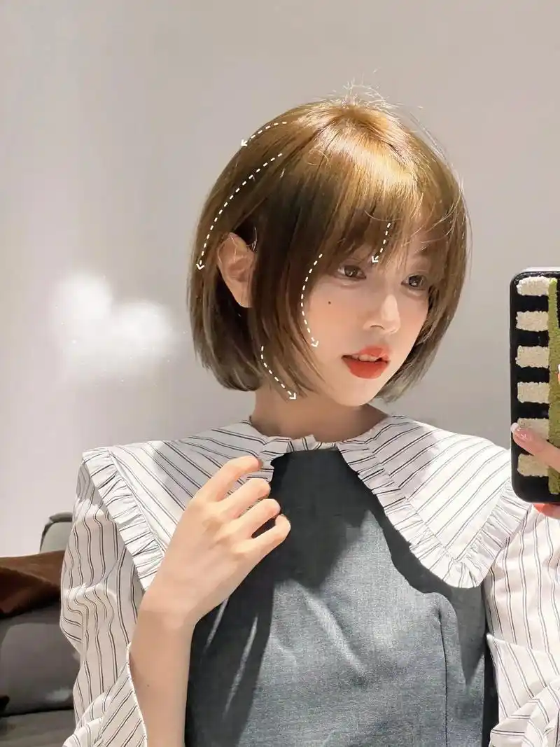 短发初恋头发型!