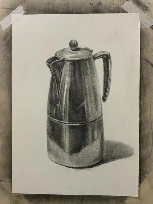 素描不锈钢水壶步骤
