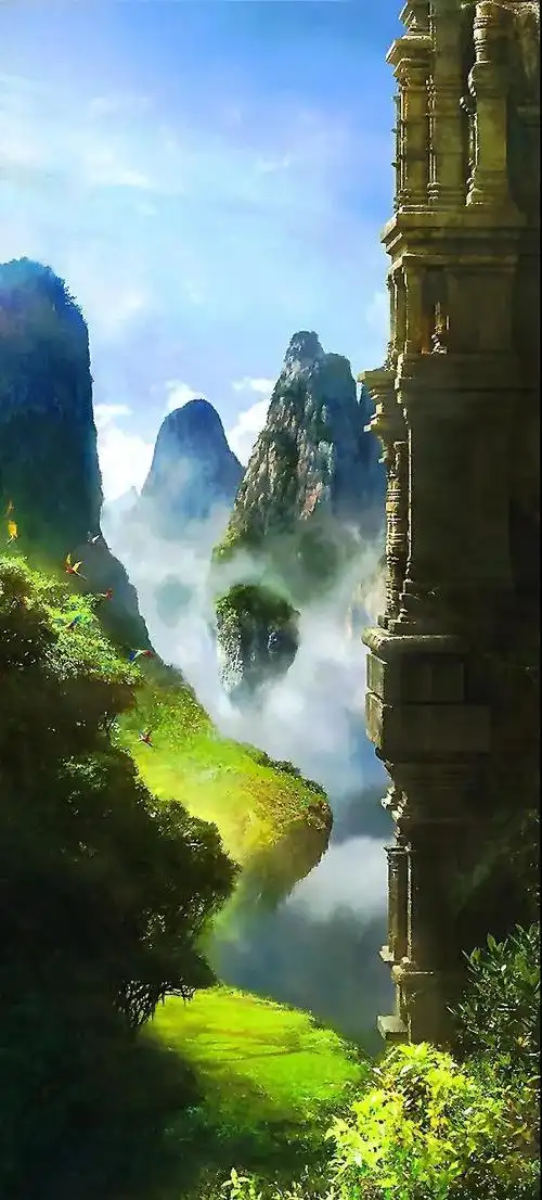 如诗如画般的绝美景色 胜似人间仙境